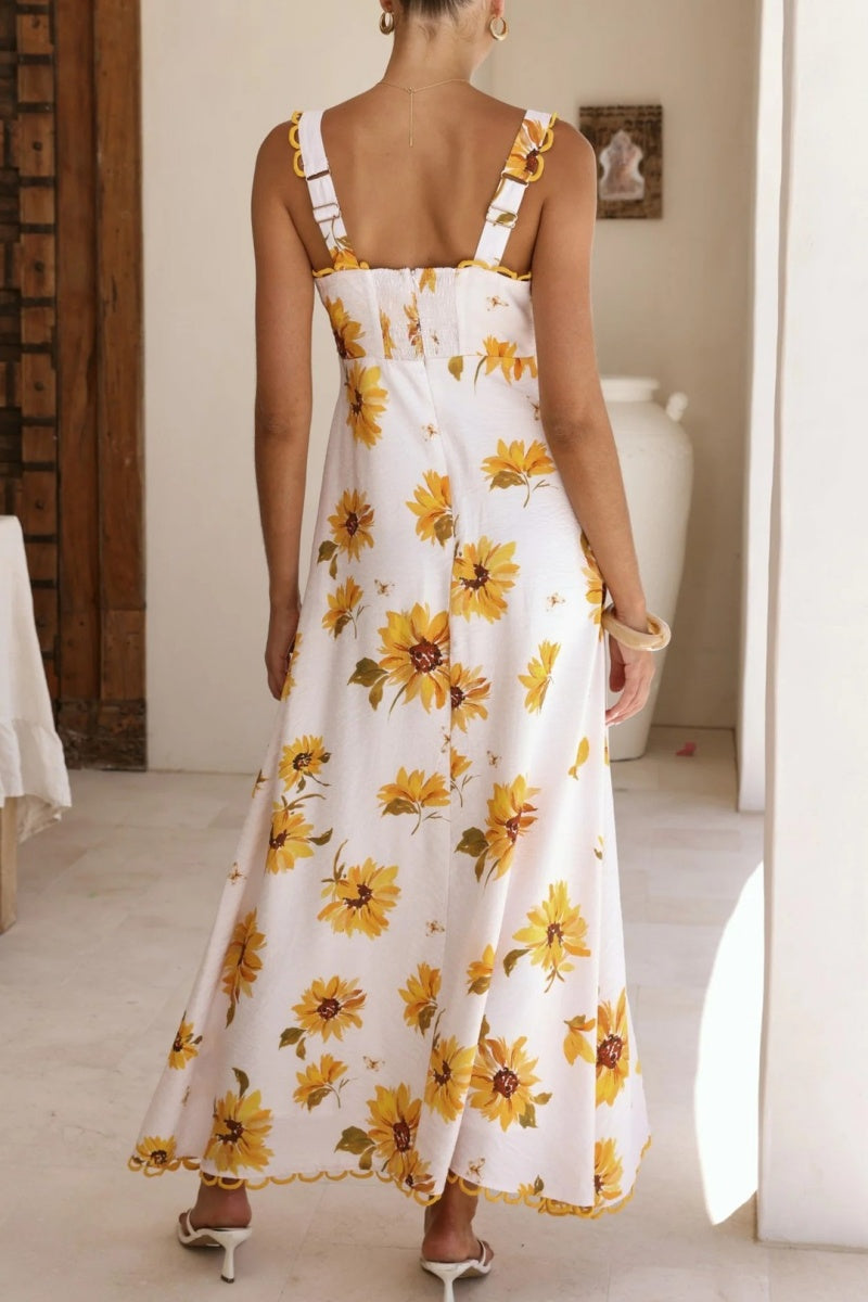 Daisy Prints Holiday Dress