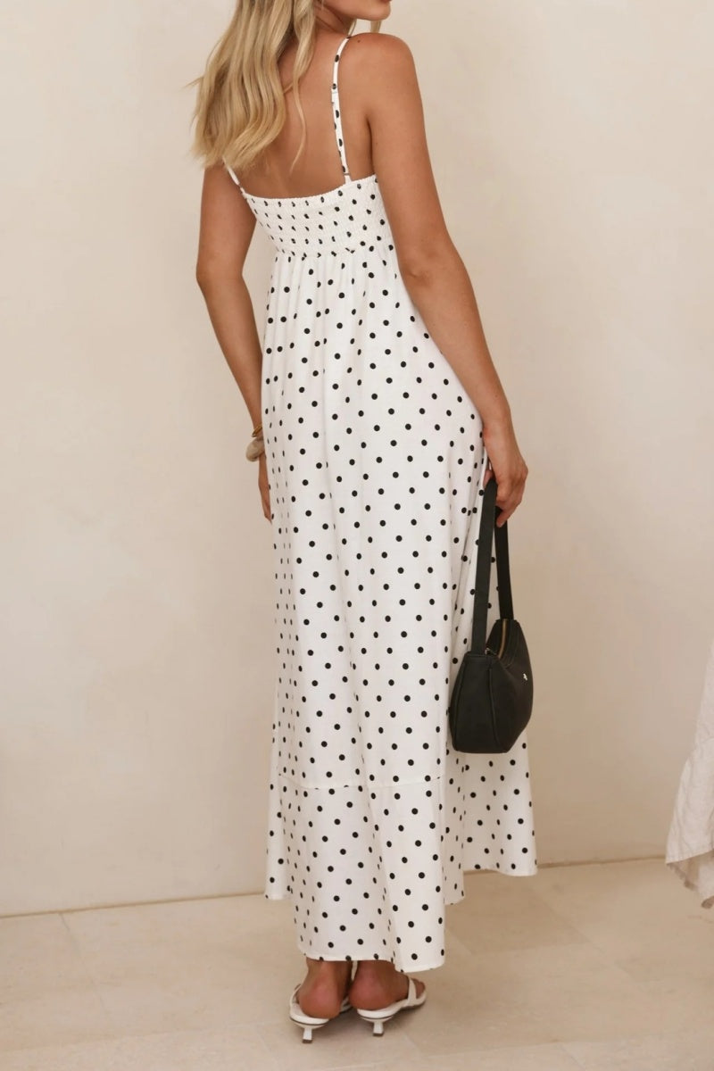 Polka Dot Spaghetti Strap Dress