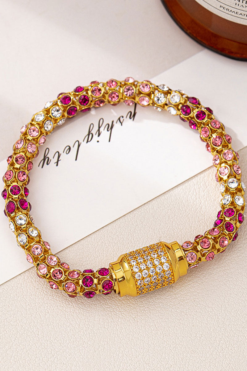 Pinky Rhinestones Bracelet