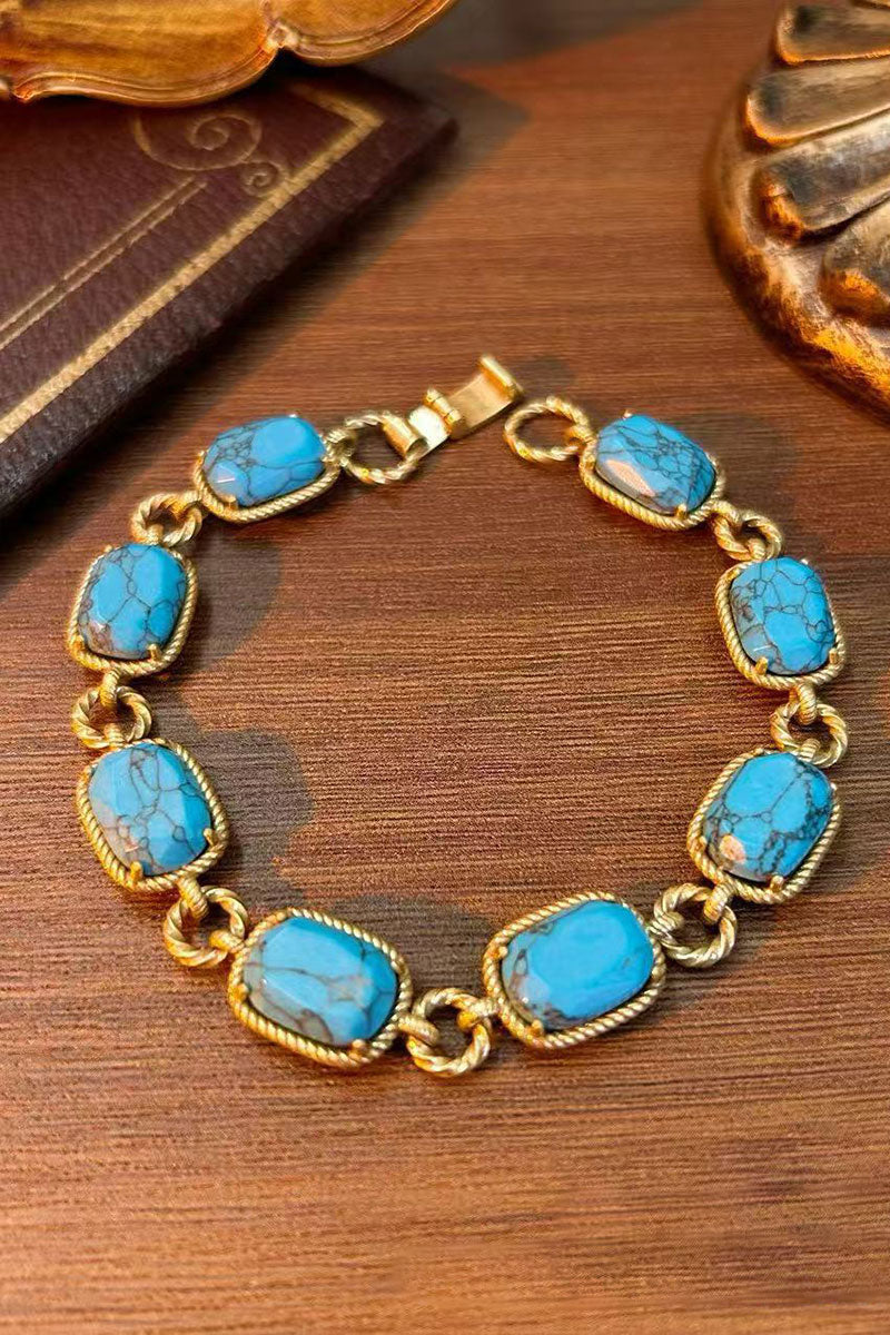 Boho Turguoise Stones Bracelet