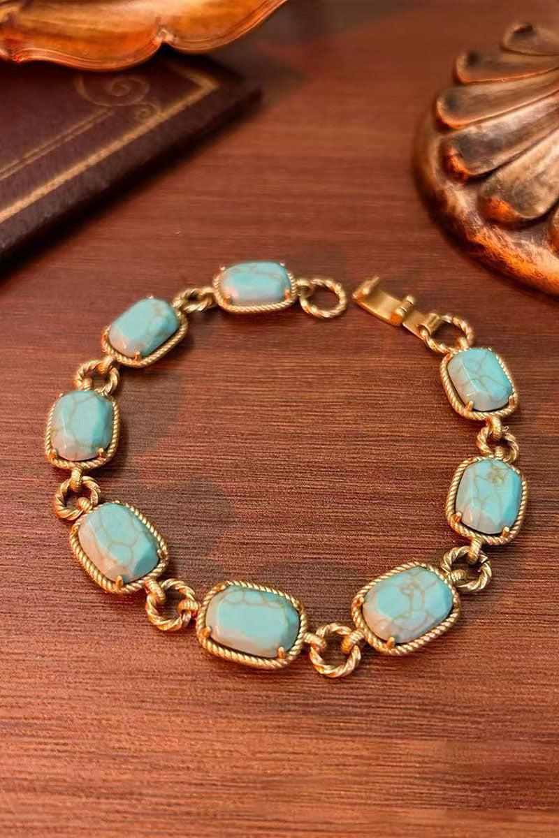 Boho Turguoise Stones Bracelet