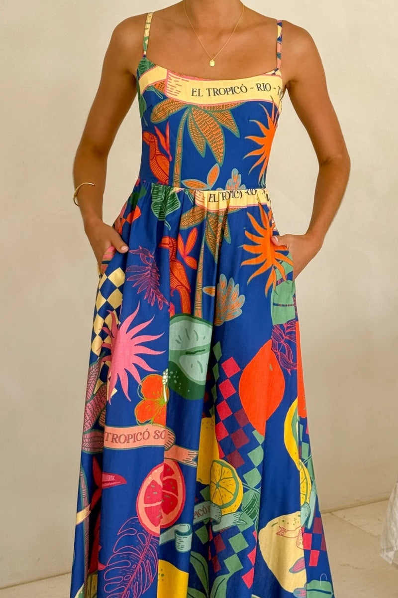 Vacation Camisole Maxi Dress