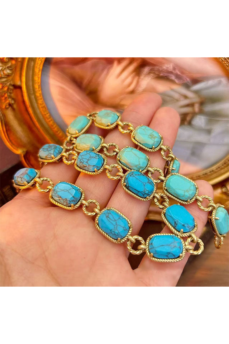 Boho Turguoise Stones Bracelet
