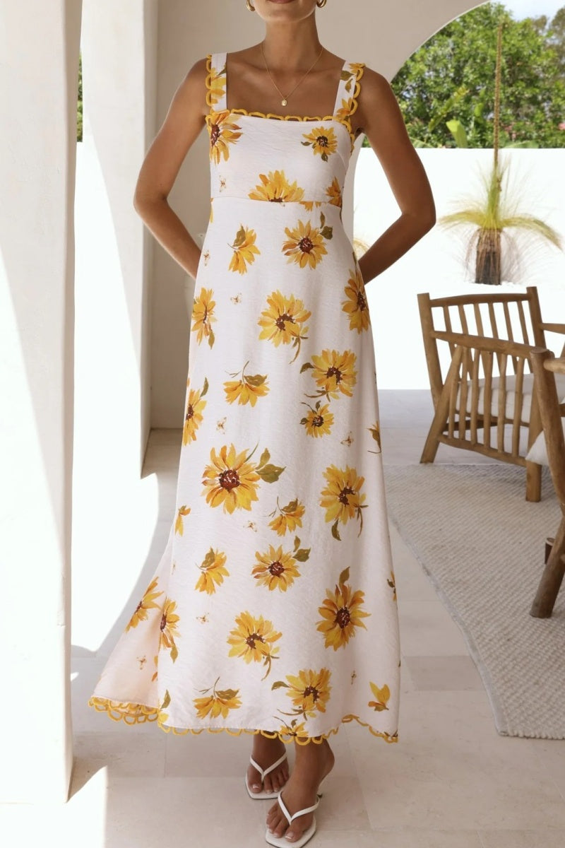 Daisy Prints Holiday Dress