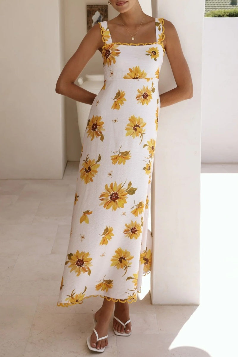 Daisy Prints Holiday Dress