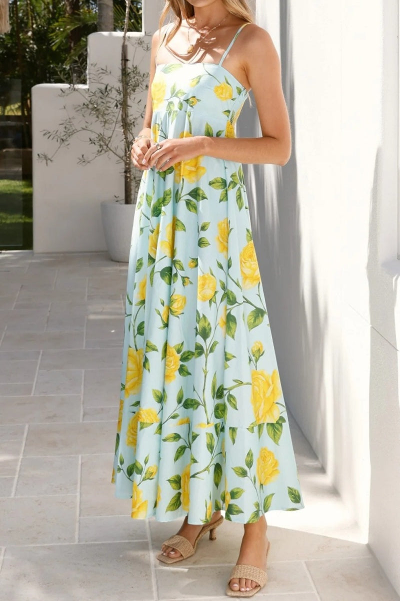 Floral Camisole Long Dress