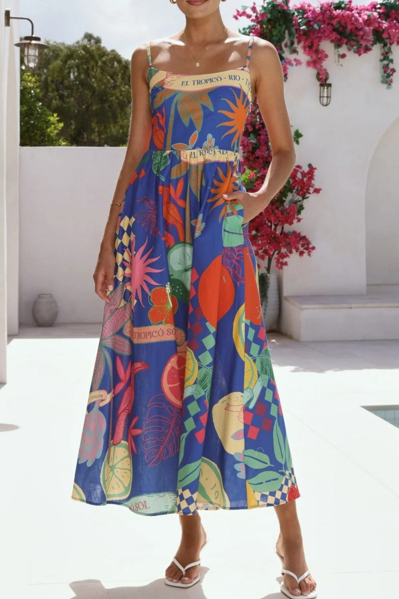 Vacation Camisole Maxi Dress