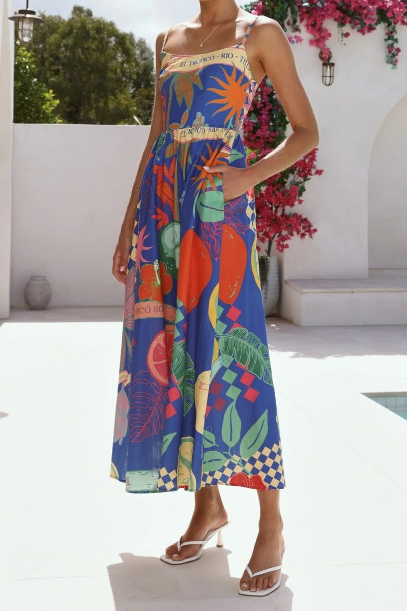 Vacation Camisole Maxi Dress