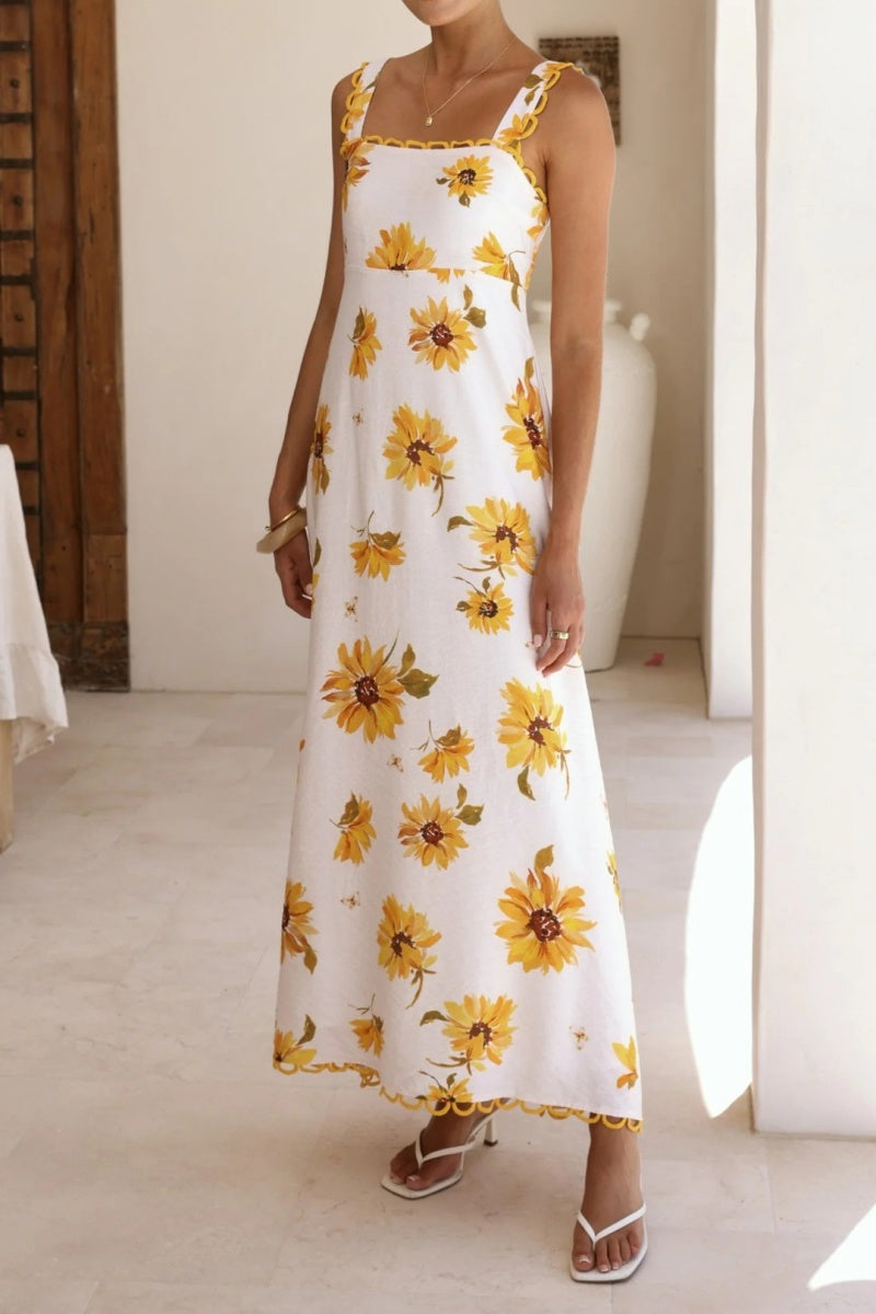 Daisy Prints Holiday Dress