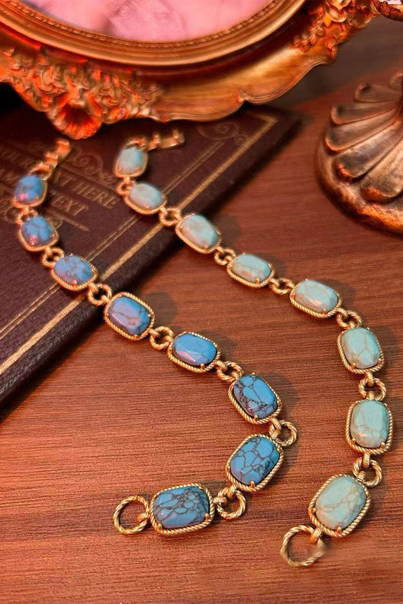 Boho Turguoise Stones Bracelet
